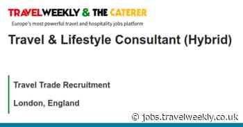 Travel Trade Recruitment: Travel & Lifestyle Consultant (Hybrid)