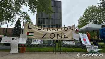 Group sets up pro-Palestinian encampment on UWindsor campus