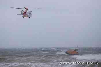 Hastings: Major Navy and Coastguard search after debris seen