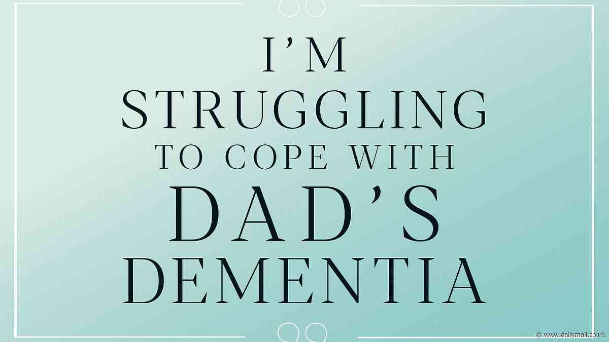 Dear Caroline: My dad has dementia and no longer recognises me or my mother - his wife. How do I remain strong for my family when I'm crumbling inside?
