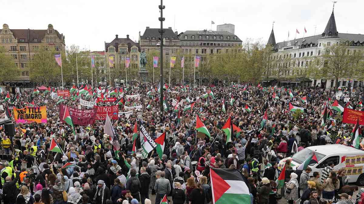Protest in Schweden gegen israelische Teilnahme am ESC