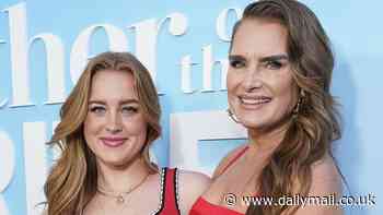 Brooke Shields, 58, and daughter Rowan Henchy, 20, show off their matching ladybug tattoos at Mother Of The Bride screening in LA