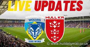 Warrington Wolves v Hull KR live score updates: Robins concede twice in opening stages