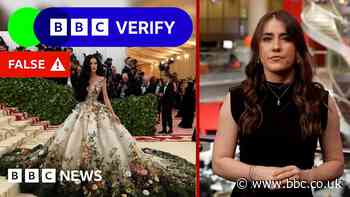 BBC Verify looks at fake AI-generated Met Gala images