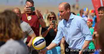 Prince William stuns locals with key volleyball attribute during royal beach trip