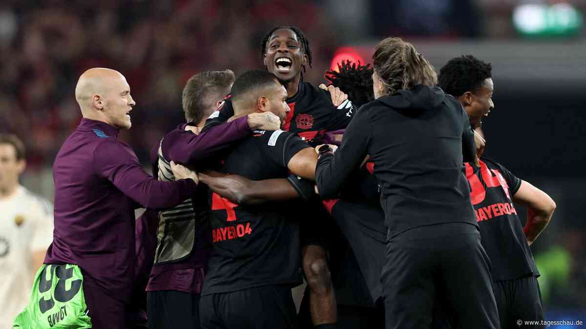 Zitterpartie gegen AS Rom: Leverkusen gelingt Einzug in Europa-League-Finale