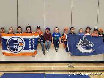 Canucks vs. Oilers: Kindergarten class in Carson Soucy’s Alberta hometown is divided on series