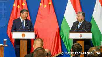 Gipfeltreffen in Budapest: Xi und Orban vereinbaren "strategische Partnerschaft"