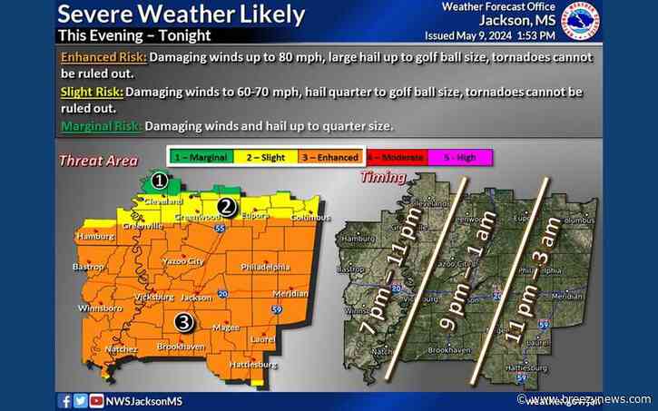 Watch Issued– 80 MPH Winds Possible with Tonight’s Storms