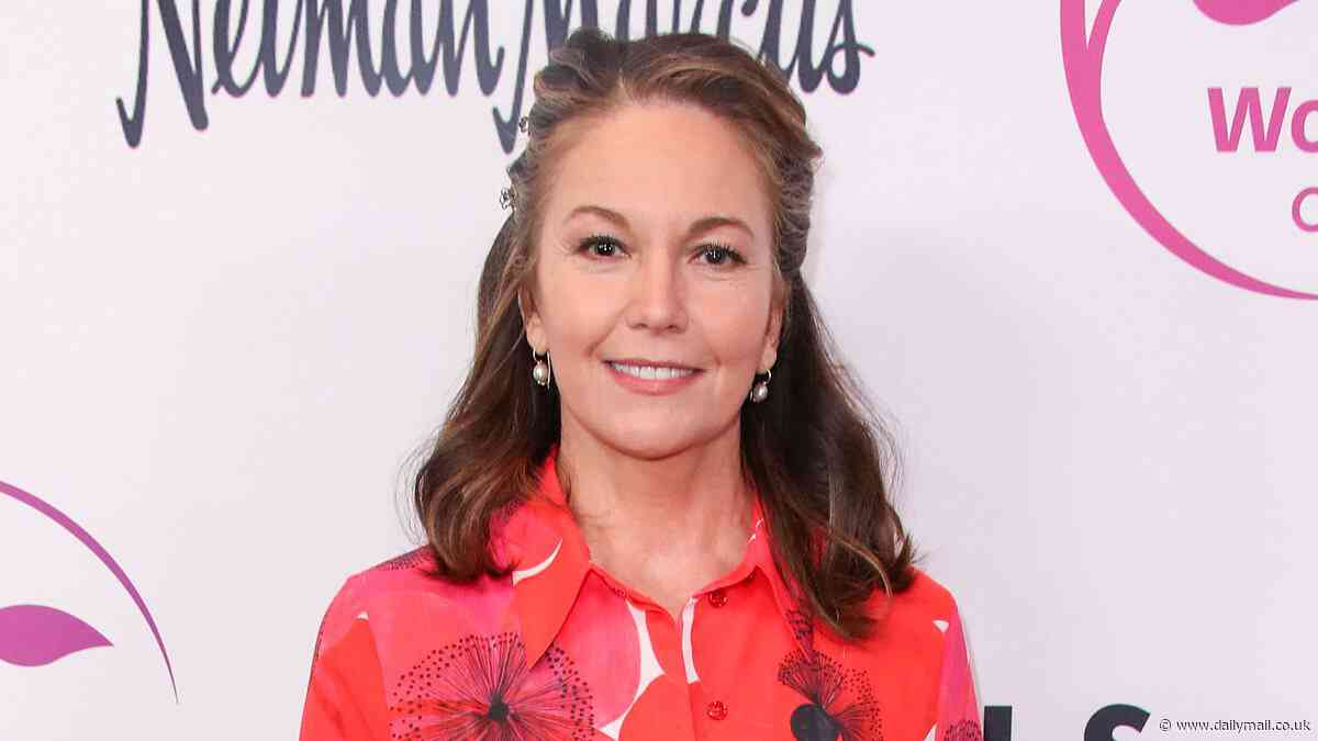 Diane Lane puts on a vibrant display in a scarlet dress while Jaclyn Smith is classy in a white suit at 2024 Women's Guild Cedars-Sinai Spring Luncheon