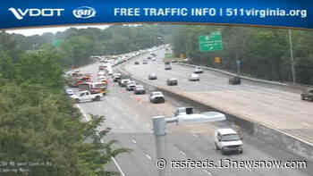 Vehicle crash caused delays on I-264 W in Virginia Beach Thursday morning