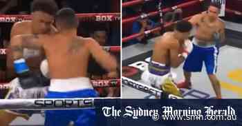 Boxer taken to hospital after vicious KO