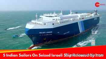 5 Indian Sailors On Israeli-Linked Ship Seized By Iran Set Free After Diplomatic Intervention