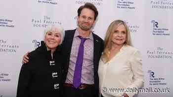 Three's Company stars Joyce DeWitt and Priscilla Barnes reunite at The John Ritter Foundation event in Hollywood alongside John's son Tyler