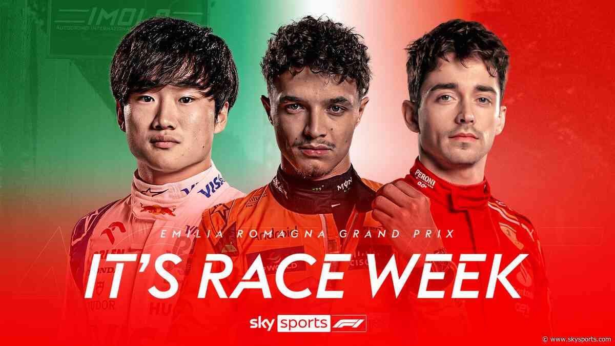 When to watch Emilia Romagna GP live on Sky Sports