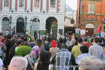 York: St Helen’s Square protesters call for Gaza ceasefire