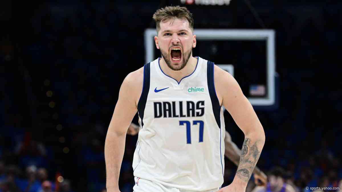 Doncic comes alive in fourth, scores 29 points as Mavericks top Thunder, tie series 1-1