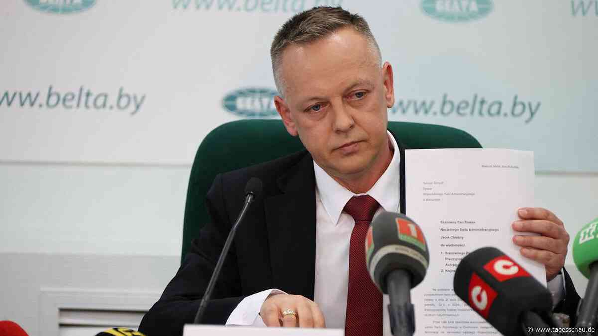 Richter flüchtet nach Belarus - Polen alarmiert
