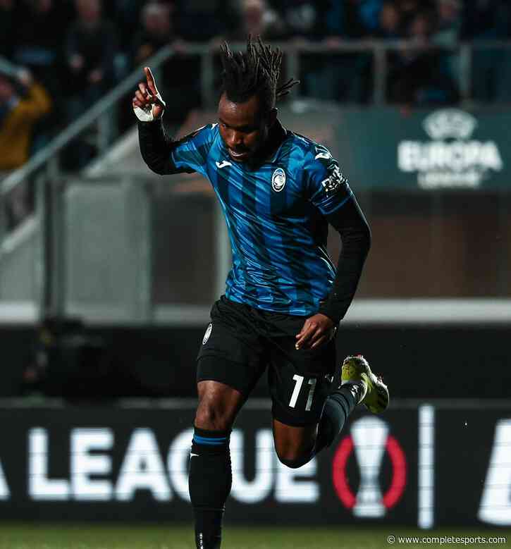 UEL: Lookman Gets Very Good Rating In Atalanta’s 3-0 Win Vs Marseille