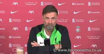 Jurgen Klopp press conference LIVE - Liverpool injury and team news, Darwin Nunez latest