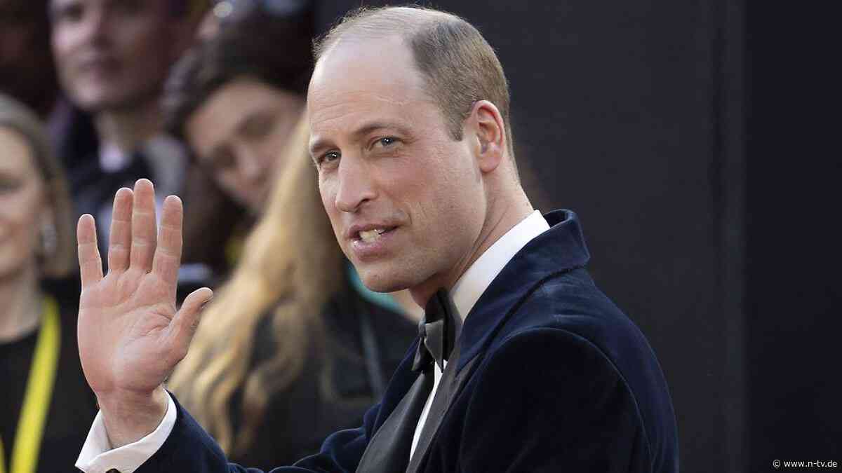 Nur Grußbotschaft geplant: Prinz William schwänzt die BAFTA TV Awards