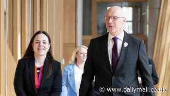 Desperate John Swinney vows to make Scotland independent within five years as poll shows SNP slipping behind Labour - with new First Minister begging LGBT voters to stick with the separatists despite gay marriage opponent Kate Forbes becoming his deputy
