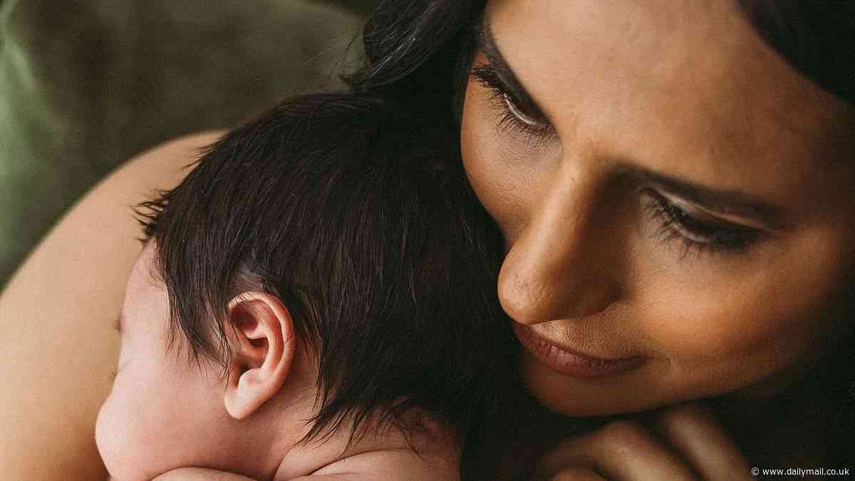 Coronation Street star Sair Khan shares adorable first snaps with newborn baby boy after welcoming first child with partner Nathan Chilton