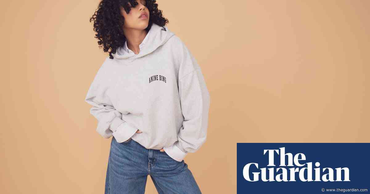 Wide jeans and a hoodie is a super-simple formula that works