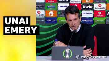 Villa must accept Conference League defeat - Emery