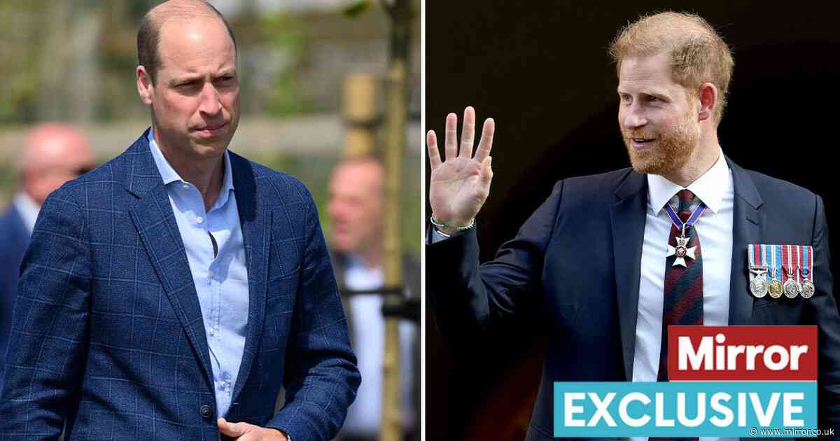 Prince William 'acts like brother Harry no longer exists and his silence is deafening during Duke's UK visit'
