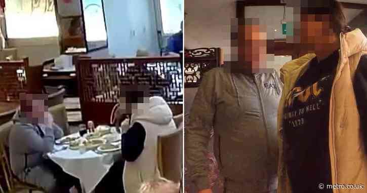 Diner filmed ‘pulling hair out and putting it in food to get out of paying’