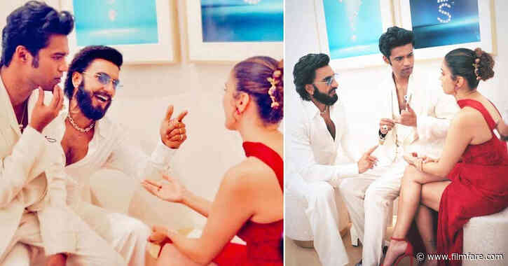 Babil Khan shares adorable pics with Ranveer Singh and Sanya Malhotra