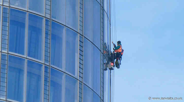 Charity abseiling off landmark London buildings