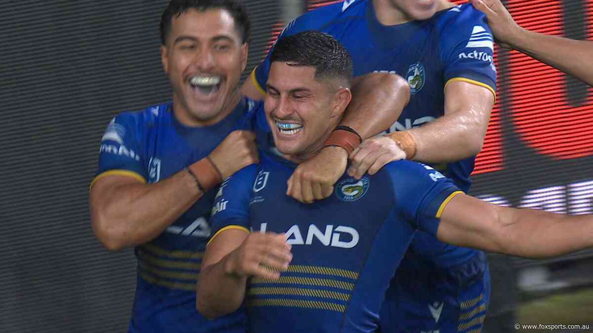 NRL LIVE: ’Magical’ Brown play gets Eels back into it after Bronco bags first-half double