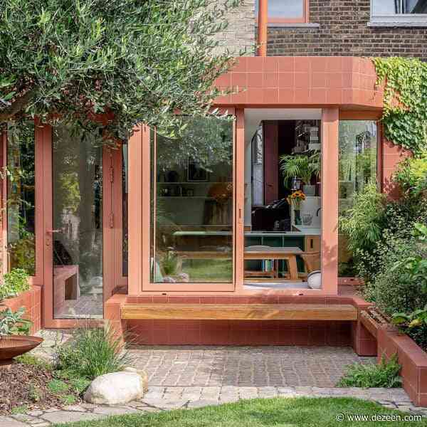 Emil Eve Architects brightens London house with terracotta tile-clad extensions