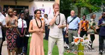 First pictures from Prince Harry and Meghan Markle's Nigeria 'royal tour' released