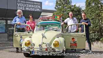 Seltener Käfer besucht das Automuseum in Wolfsburg
