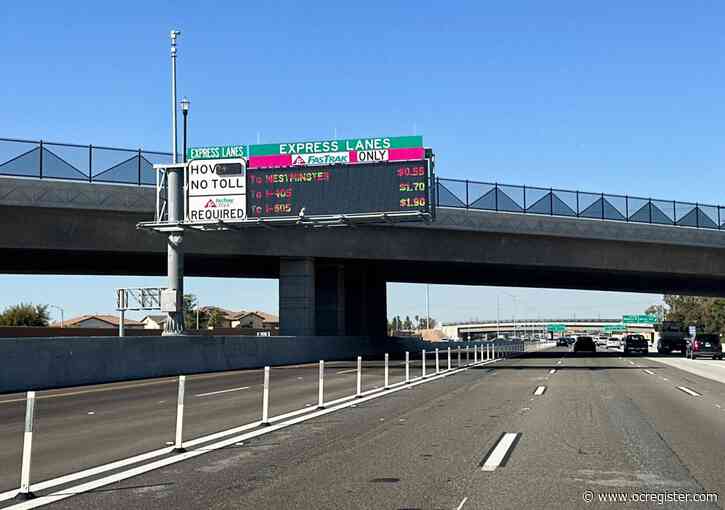 A 405 Express Lanes sign might be confusing to some