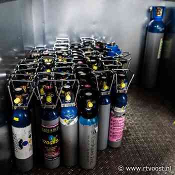 In maand tijd 550 lachgascilinders ingeleverd bij actie van Twence