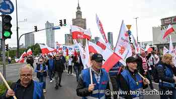 Proteste gegen Agrar- und Umweltpolitik der EU in Warschau