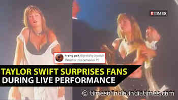 Taylor Swift changes outfit in the middle of stage during her live performance in Paris; netizens find it 'embarrassing'