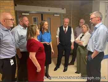 Health minister visits Royal Blackburn Hospital with MPs