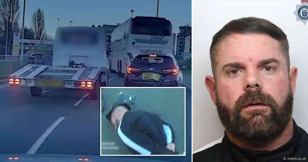Drug dealer throws £285,000 bag of heroin from his truck during police chase