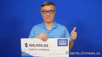 Retired man waits 2 decades for 100K lottery win