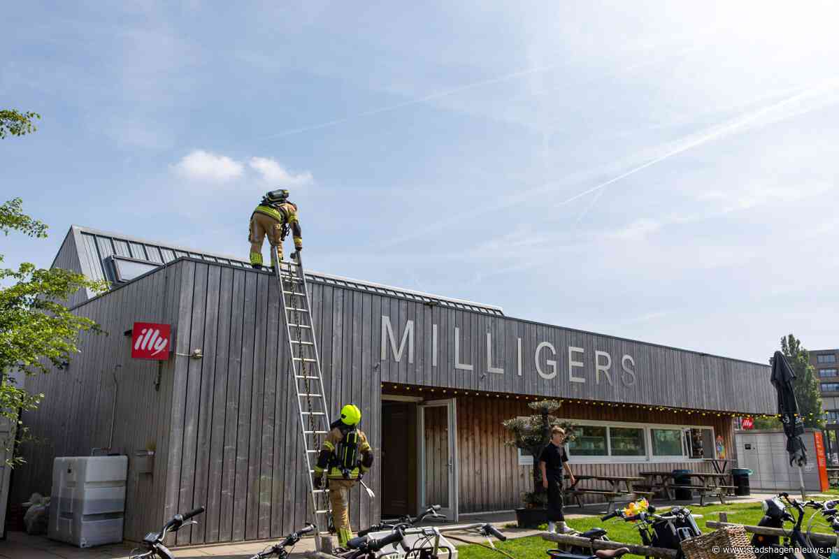 Brandje op dak van Milligers