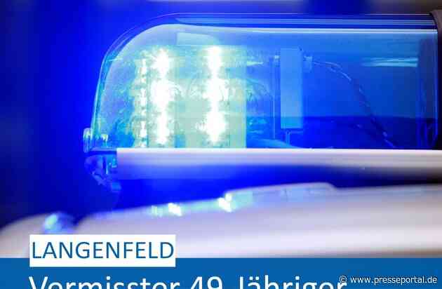 POL-ME: Rücknahme der Öffentlichkeitsfahndung: Vermisster 49-Jähriger wohlbehalten angetroffen - Langenfeld - 2405039