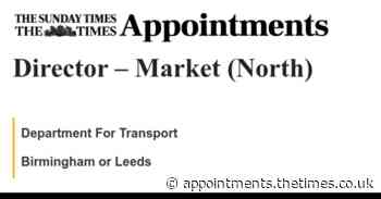 Department For Transport: Director – Market (North)
