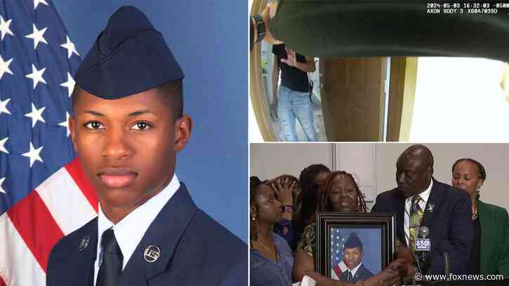 Bodycam footage shows moment deputy fatally shoots Air Force airman at his home