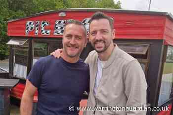 Two Pints of Lager Actors seen filming at popular Warrington cafe