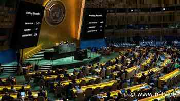 Symbolische Abstimmung: UN-Vollversammlung fordert Mitgliedschaft der Palästinenser